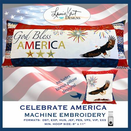 Celebrate America PLW Embroidery USB