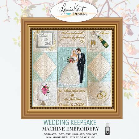 Wedding Keepsake Wall Hanging USB