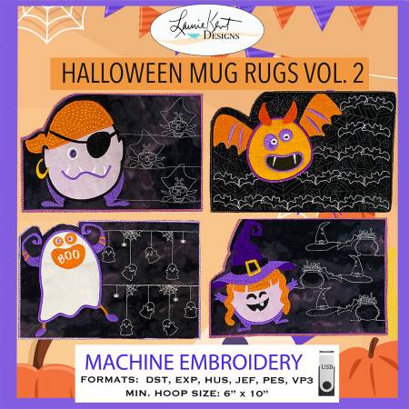 Halloween Mug Rugs Vol II