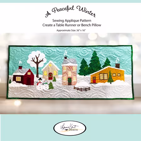 A Peaceful Winter - Sewing Applique Pattern