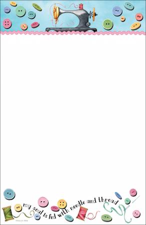 Note Pad Sewing 5-1/2in x 8-1/2in