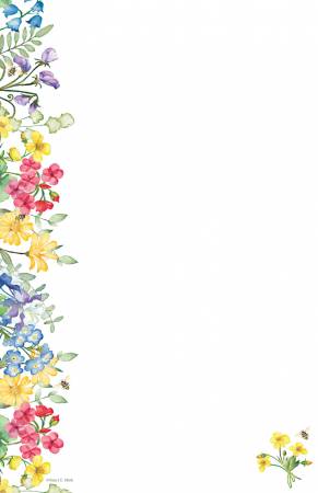 Note Pad Flowers and Bees