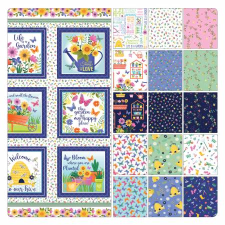 Assortment Love Grows Here 16pcs x 10yds