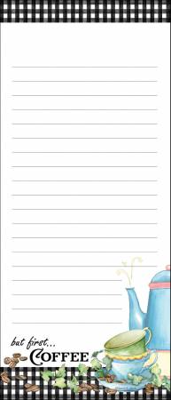 Coffee List Pad 3-3/4in X 8-3/4in