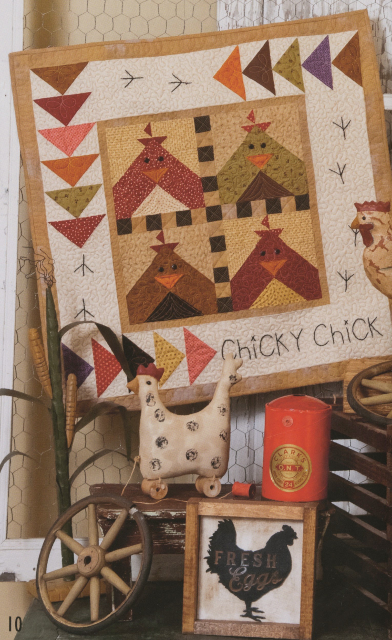 Little Quilts in the Coop Book 3 By McGlothlen, Emily