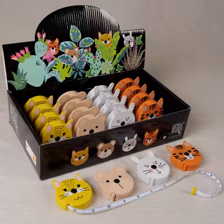 Animal Tape Measure Assortment 20pc