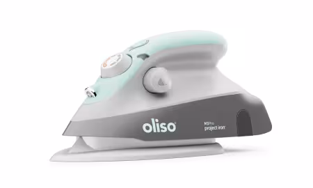 Oliso Mini Iron With Trivet Aqua