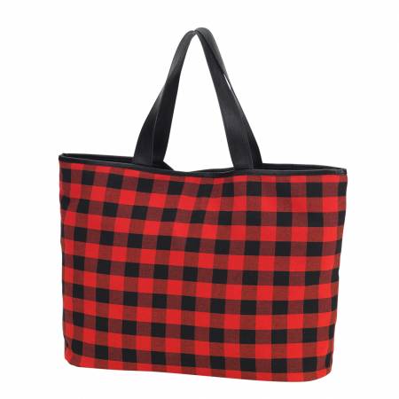 red buffalo check purse
