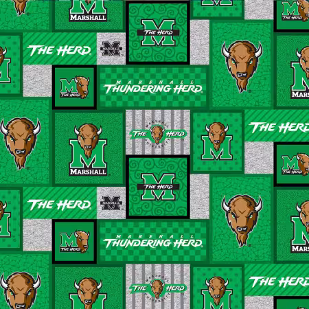 NCAA-Marshall Thundering Herd College Patch Fleece