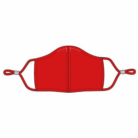 Red Adjustable Kids' Face Mask