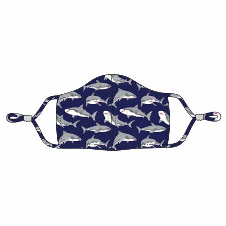 Shark Adjustable Kids' Face Mask