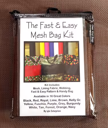 Fast and Easy Brown Mesh Bag Kit