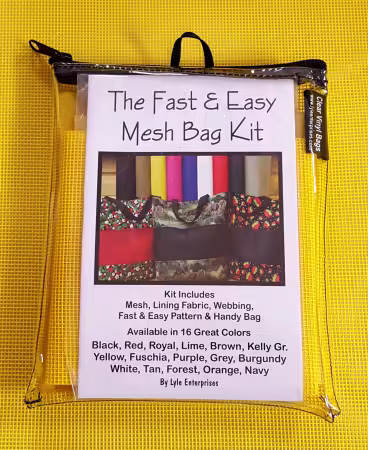 Fast and Easy Yellow Mesh Bag Kit