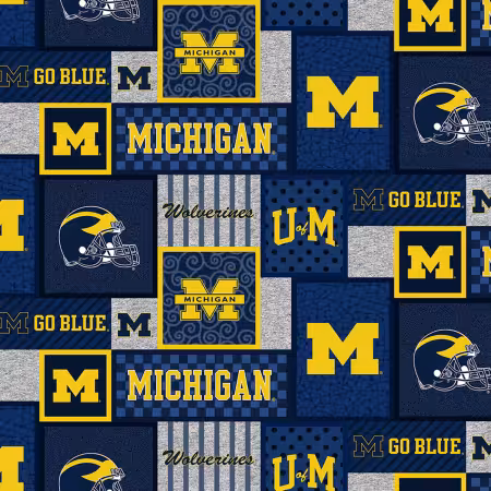 NCAA Michigan Patch Fleece
