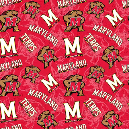 NCAA-Maryland Terrapins Tone on Tone Cotton
