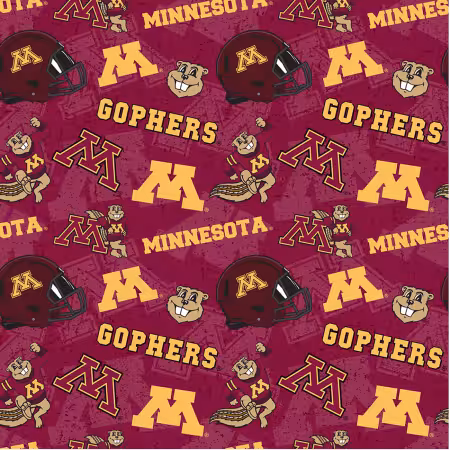 NCAA Minnesota Tone on Tone Cotton