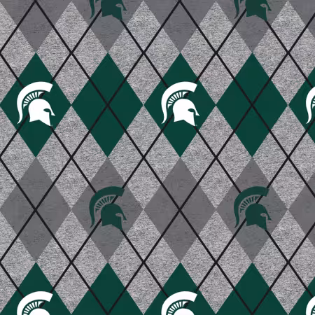 Michigan State University Argyle Fleece
