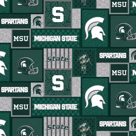 NCAA Michigan State Patch Fleece