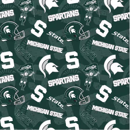 NCAA Michigan State Tone on Tone Cotton