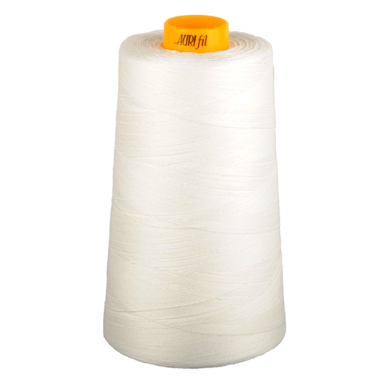 Mako Cotton 3-ply Longarm Thread 40wt 3280yds Natural White