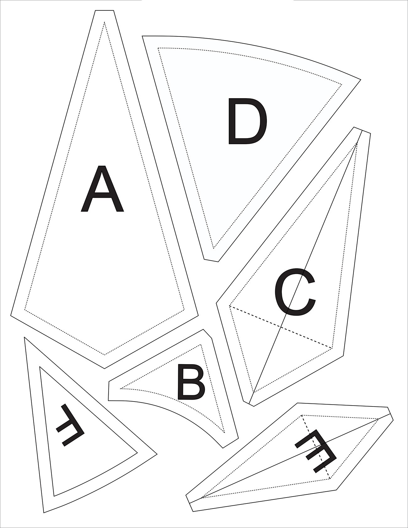Mariner's Compass 20in Templates By Michell, Marti