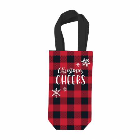 Christmas Cheers Wine Bag