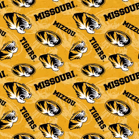 NCAA-Missouri Tigers Tone on Tone Cotton