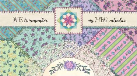 Nancy Mink Crazy Quilt 2 Year Pocket Calendar 2022 2023