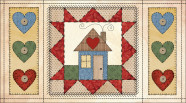 Two Year Pocket Planner Quilt Hearts 2023 2024