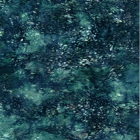 Woodland Batiks Fur Texture Teal