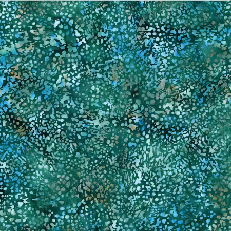 Woodland Batiks Fish Texture Viridian
