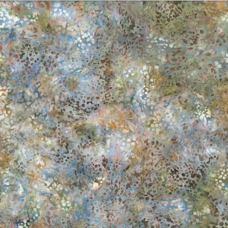 Woodland Batiks Fish Texture Sage