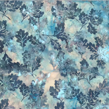 Woodland Batiks Acorn & Leaves Big Sur
