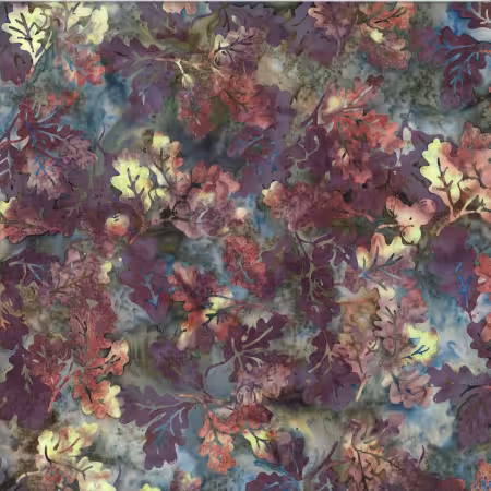 Woodland Batiks Acorn & Leaves Autumn