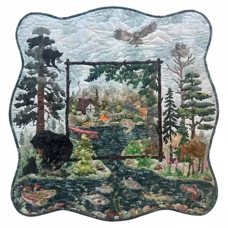 Back Home in the Woods Traditional Full kit, 43.5in x 44.5in