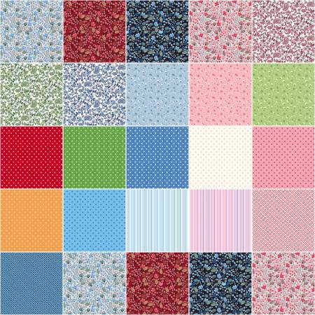 10in Squares Morrison Park, 42pcs/bundle