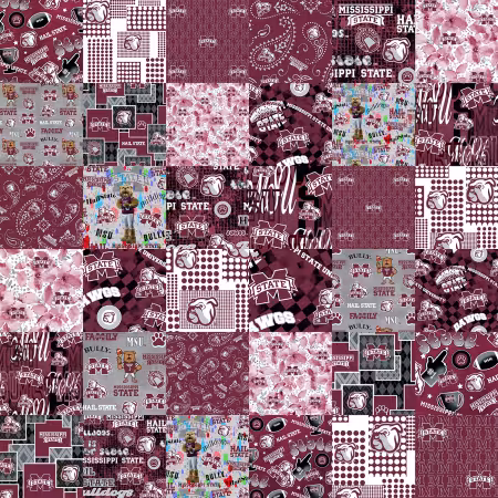 Mississippi State Collegiate Cheater Quilt