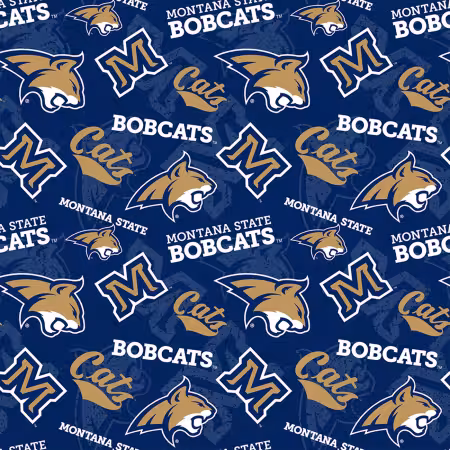NCAA-Montana State Bobcats Tone on Tone Cotton