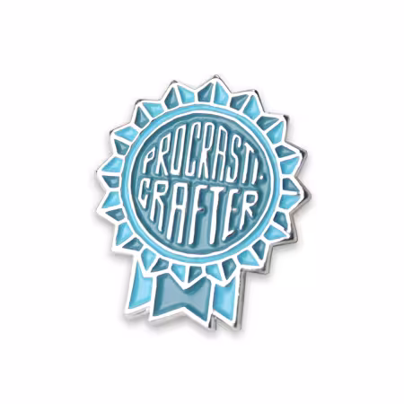 Procrasticrafter Enamel Pin