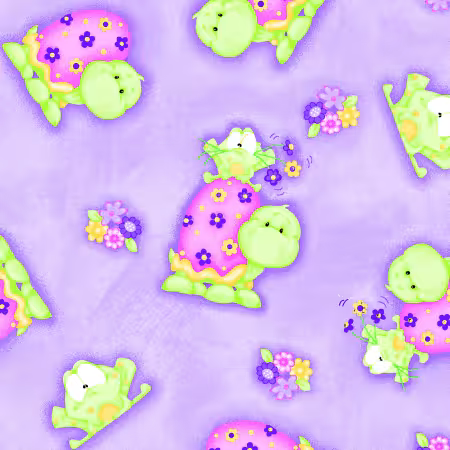 Purple Turtle Comfy Flannel