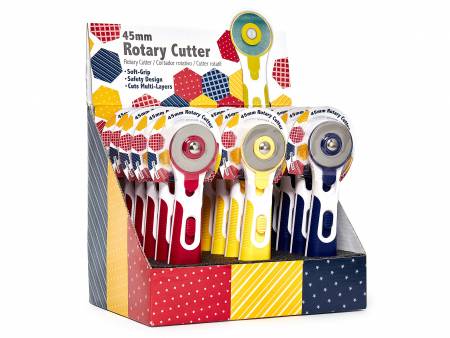 45mm Rotary Cutter 15 Pc Display