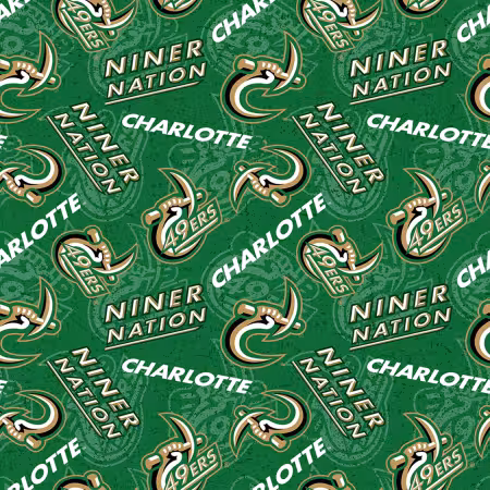 NCAA-North Carolina Charlotte 49ers Tone on Tone Cotton