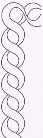 Quilt Stencil Ribbon Chain