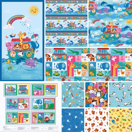 Assortment Noah & Friends, 11pcs x 10yds