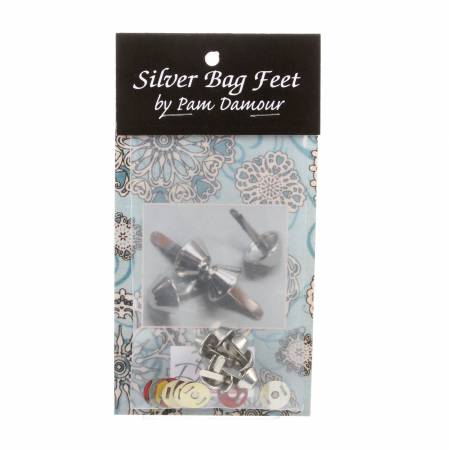 Bag Feet 1/2 Silver 8 per pack