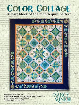 Color Collage Block of the Month Pattern Booklet