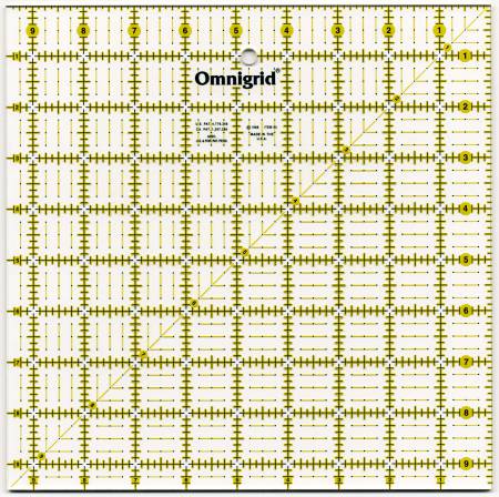 Omnigrid Ruler 9 1/2in Square