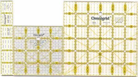 Omnigrid Ruler Quilting Square Set
