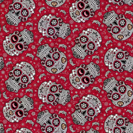 Ohio State Sugar Skulls Cotton