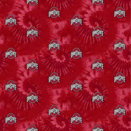 NCAA-Ohio State Tye Dye Cotton